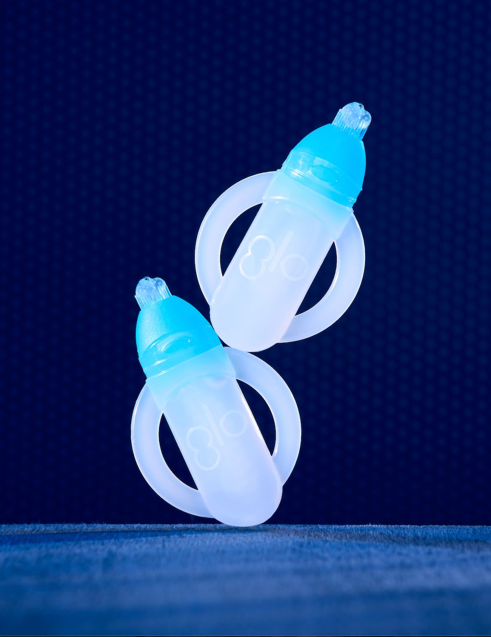 How do I get any remaining gel out of my GLO Vial?