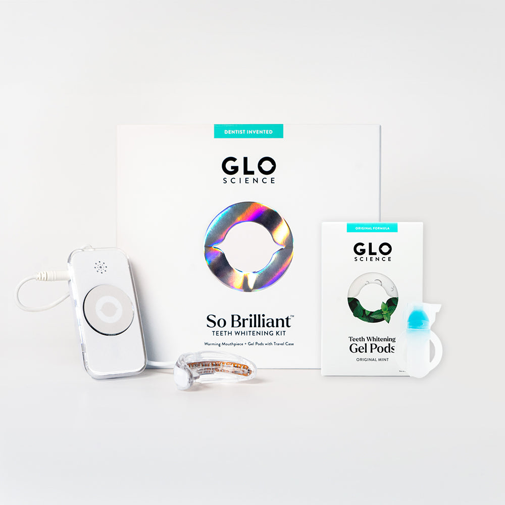 So Brilliant Teeth Whitening Kit + Mint Refill Bundle