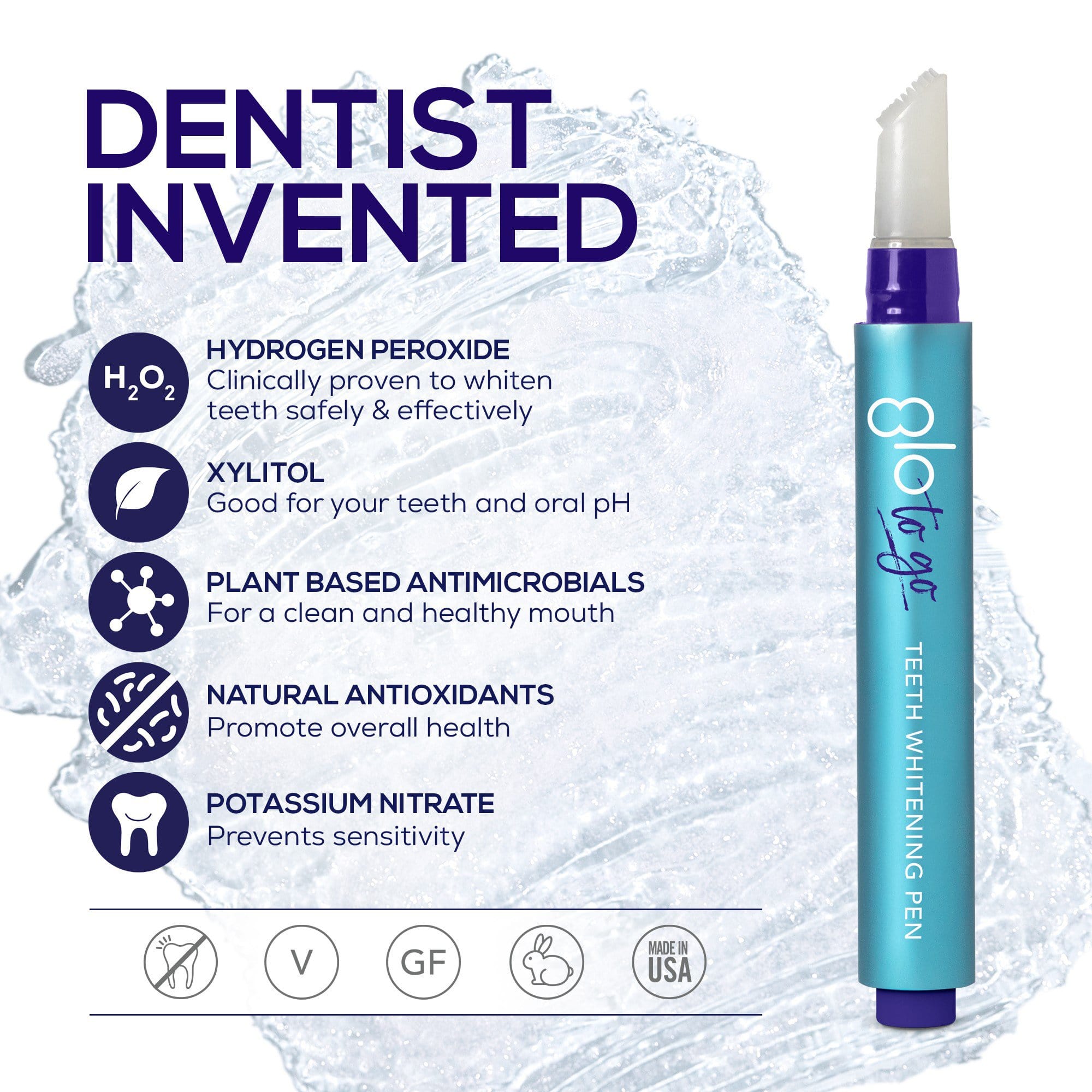 GLO To Go Teeth Whitening Pen Value Pack [ Pack of 3]